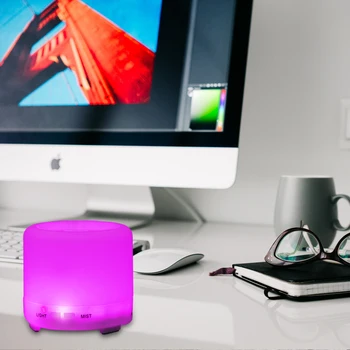 

Spot 2358YK USB 5V 120ML Colorful RGB Aroma Diffuser with Black Controller US Plug VJ-Drop