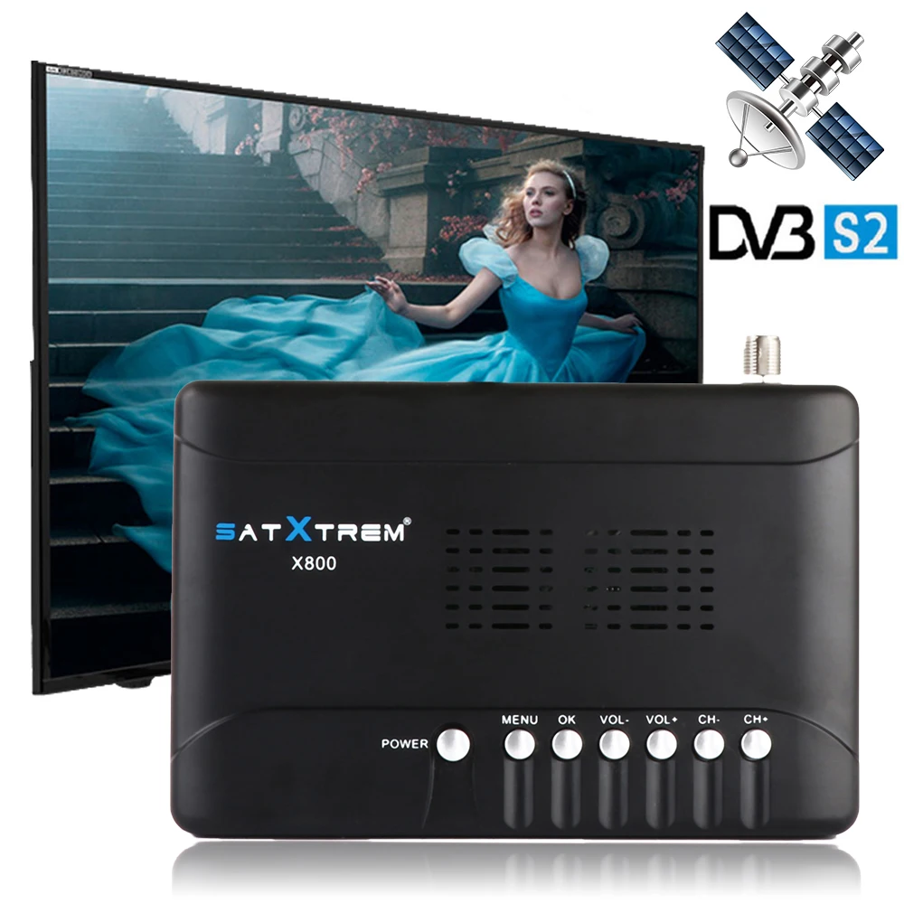 Satxtrem X800 HD спутниковый ресивер с Wifi MT7601 Cccam испанский рецептор Azamerica DVB S2 USB tv Turner ресивер Openbox