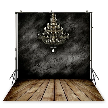 

HUAYI interior design photo shoot backdrop chandelier photography background back ground for taking photo of family party D-1879