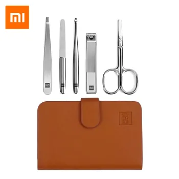 

Xiaomi mijia HUOHOU 5PCS/Set Stainless Steel Nail Clipper Beauty Scissors Tweezer Curette Stainless Steel Nail Clippers Set