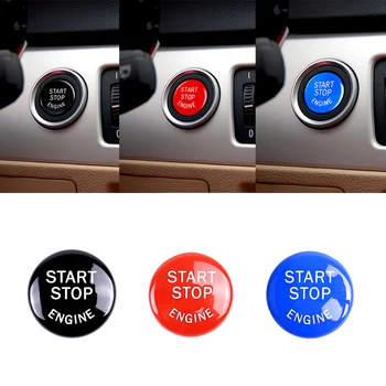 

Car Styling Start Stop Engine Button Switch Cover Car Accessories For BMW E90 E91 E60 E84 E83 E71 E72