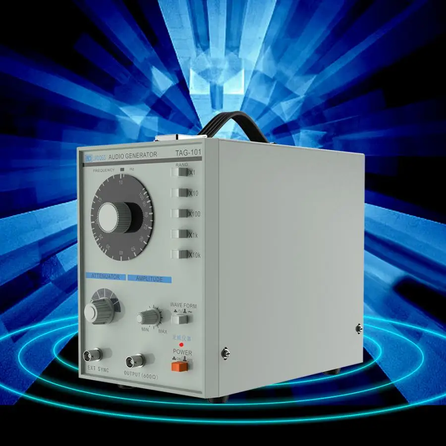 TAG-101 220V 5V~ 6V Высокоточный Низкочастотный генератор сигналов(штепсельная Вилка европейского стандарта