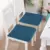 Square Plush Stool Cushions Solid Color Dinning Chair Seat Pad Thicken Soft Office Home Chair Cushions Non-Slip Sit Mat Modern 