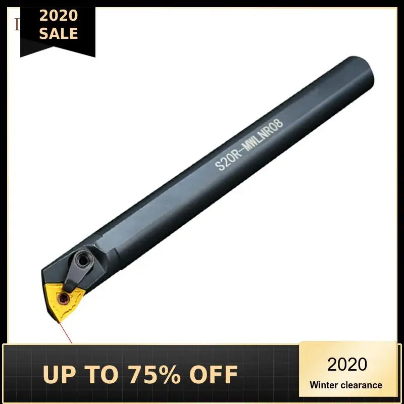 

1 piece S20R-MWLNR08 S20R-MWLNL08 Internal Turning Tool Holder CNC Turning Boring Bar Carbide Blade Cutter Tool