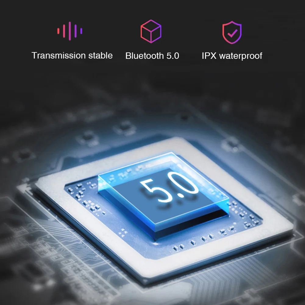 DT-8 TWS мини стерео музыка Bluetooth 5,0 для смартфона Портативный сенсорный контроль IPX водонепроницаемый HIFI беспроводные наушники-вкладыши