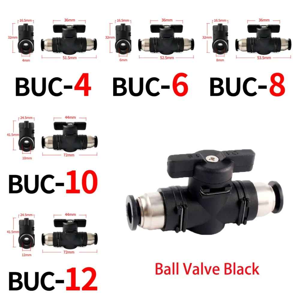 Ball Valve（Black）气动阀门 (6)