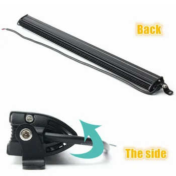 

200W 20inch Single Row Ultra-Slim LED Work Light Bar For Car Off-road Truck Super Waterproof Shockproof