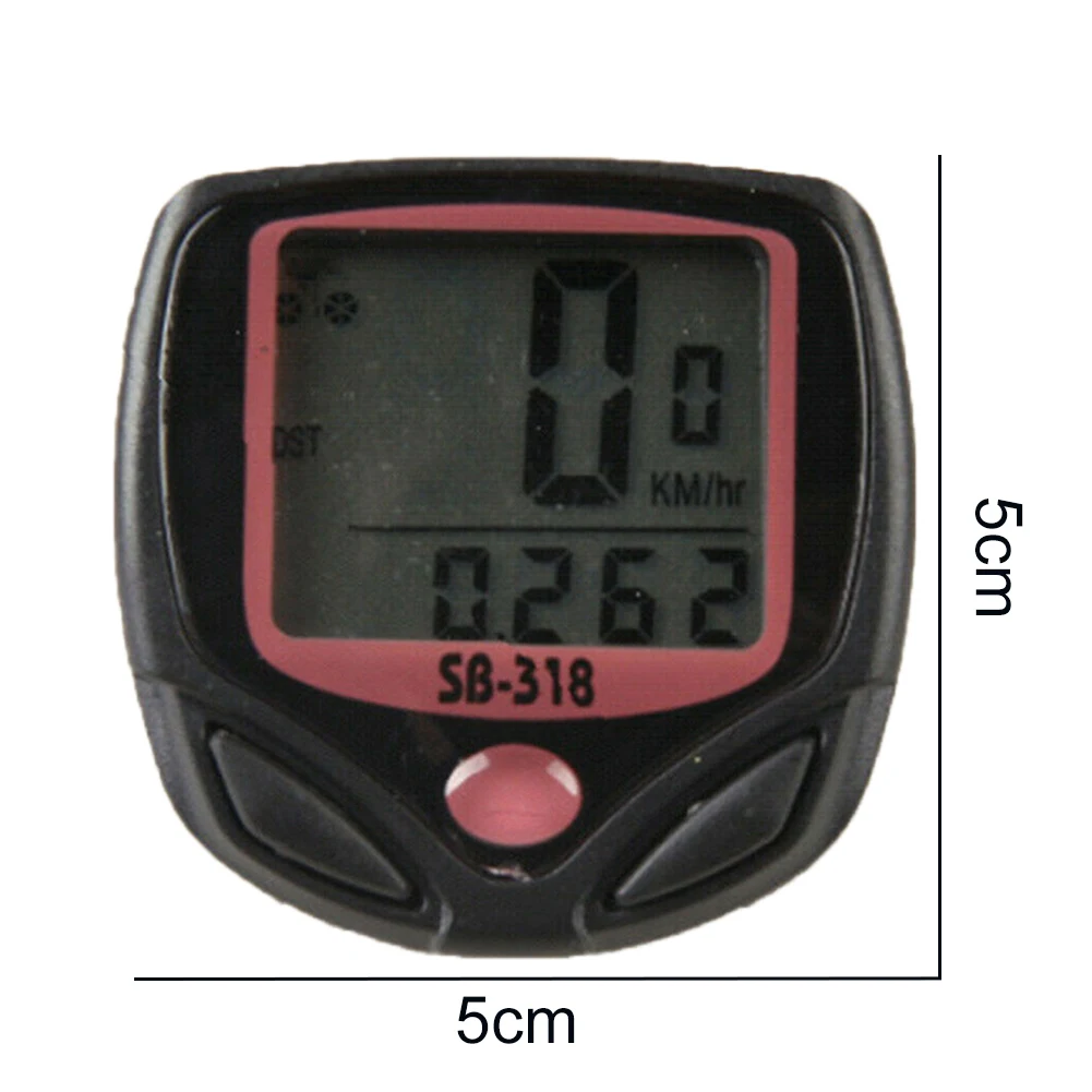 Waterproof Bike Bicycle Odometer Speedometer Cycling LCD Display Speed Meter