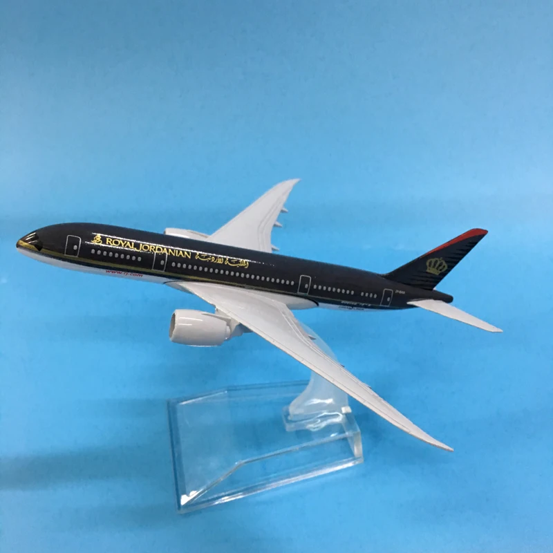

JASON TUTU 16cm ROYAL JORDANIAN Aircraft Model Diecast Metal 1:400 Plane Model Airplane Model Airplanes Plane Toy Gift