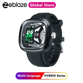 

Zeblaze Hybrid 2 Heart Rate Blood Pressure Monitor Smartwatch 50M Waterproof 0.96'' IPS Stylish Long Battery Life Smart Watch