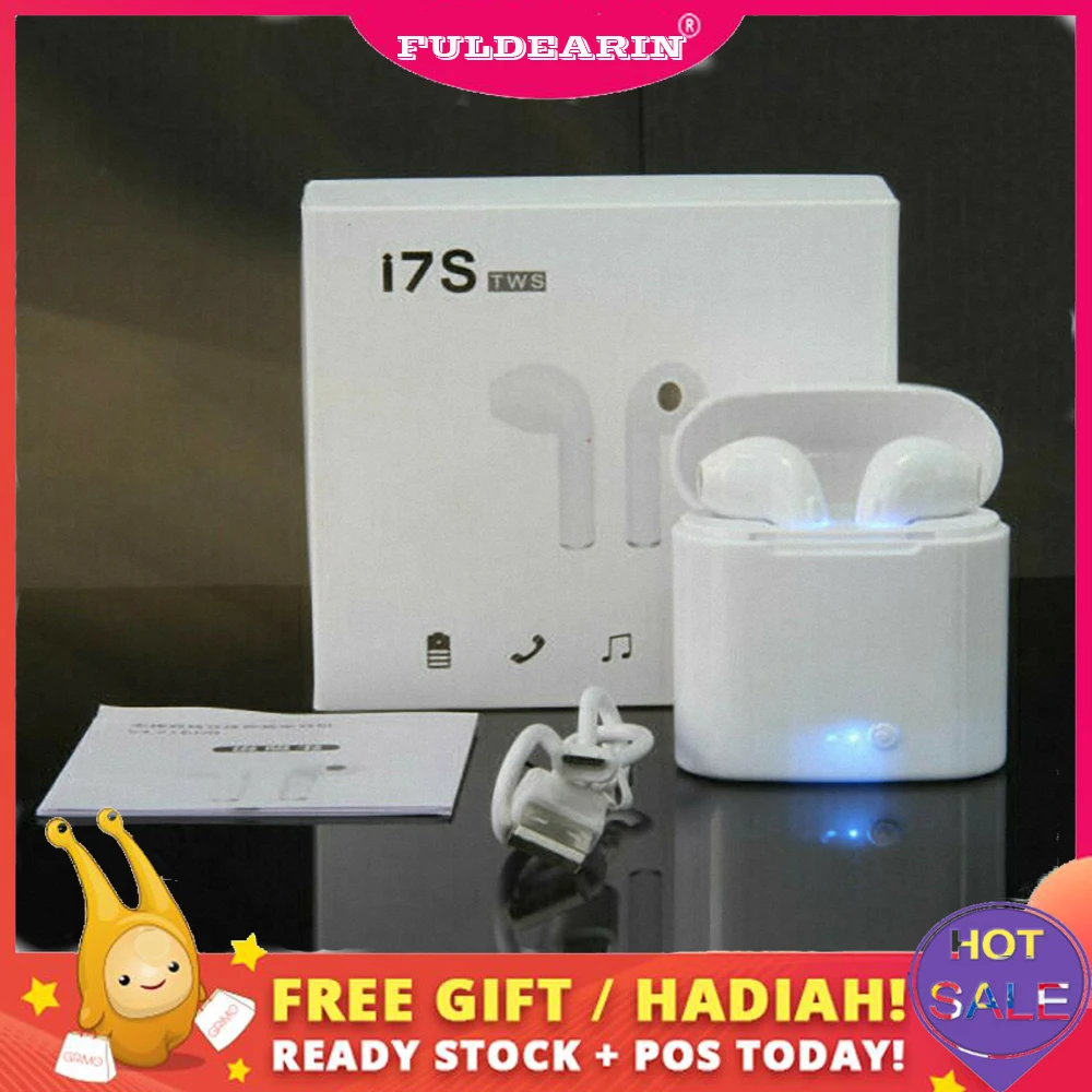 In-Ear I7s TWS Wireless Bluetooth Earphones Music Earbuds Set Stereo Headset for Samsung Xiaomi Retail Box | Электроника