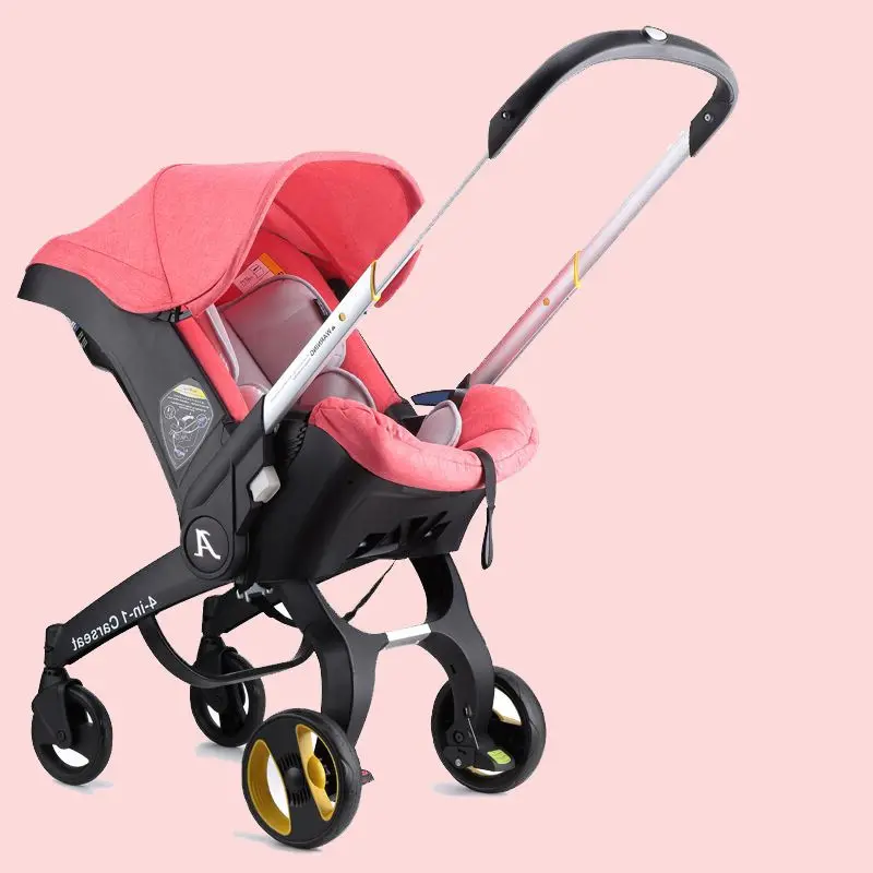 4 в 1, европейская детская прогулочная коляска для путешествий, корзина для сна, складная переносная коляска для бега, коляска для новорожденных