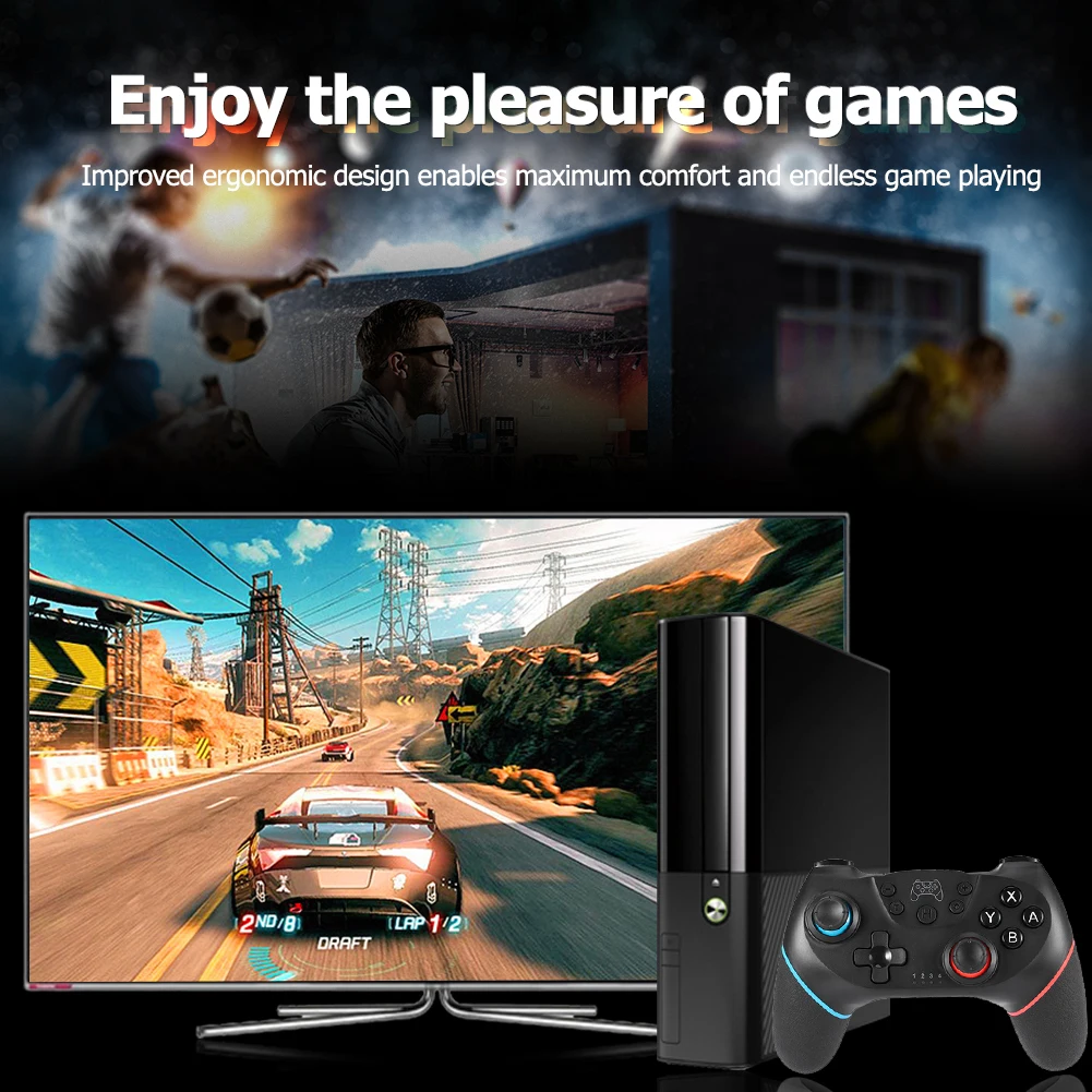 Беспроводной Bluetooth контроллер для Nintendo Switch bluetooth геймпад джойстик консоли NS с 6