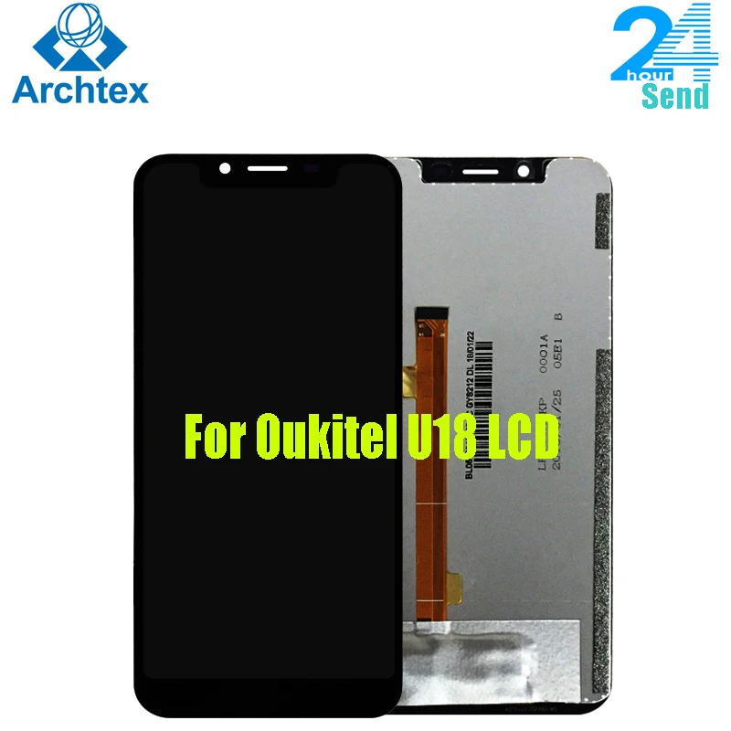 Для оригинального Oukitel U18 ЖК-дисплей + кодирующий преобразователь сенсорного