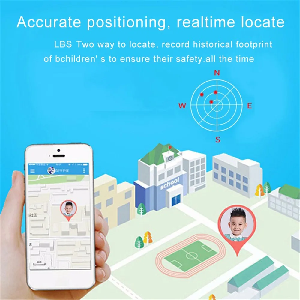Q12 Global Детские Смарт часы GPS SOS поиск местоположения локатор трекер анти