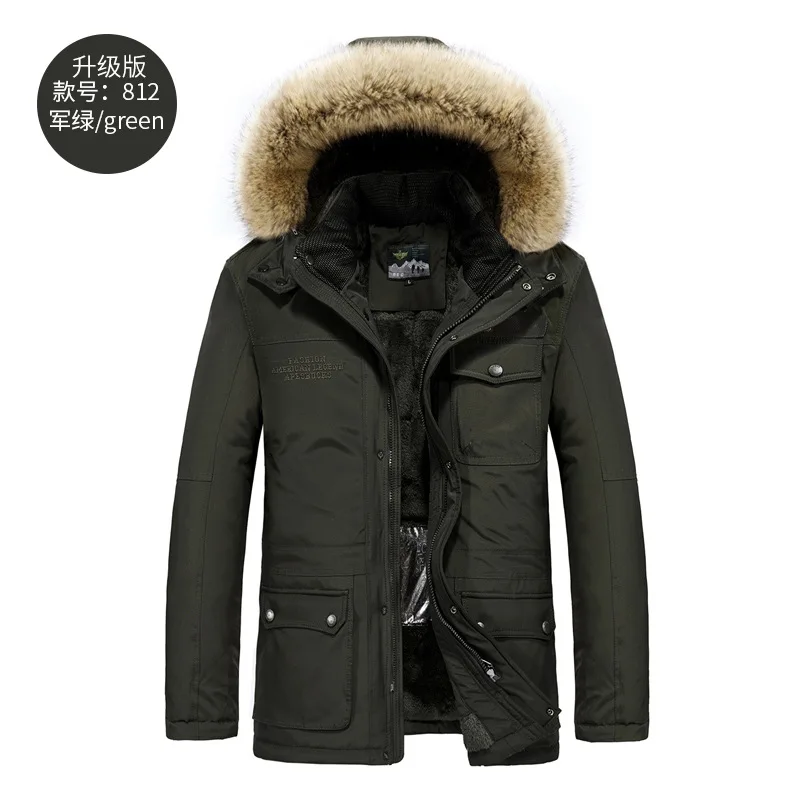 

design Russia winter jacket for men, controllable fur collar parka with intelligent heating temperature for men-40 degrees SA-8