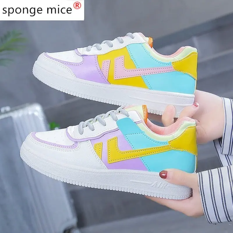 

2020 New Spring Autumn Women Casual Shoes Platform Woman Chunky Sneakers Ladies Sports White Tenis Feminino Sneakers Women