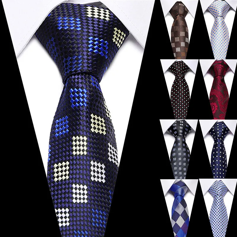 Роскошные мужские аксессуары Тканые Галстуки а100% шелковый галстук обтягивающий