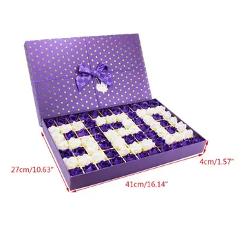 

Scented Romantic Rose Flower Petal Soap Wedding Party Decoration Valentine's Day Birthday Gift 520 Design 67JB