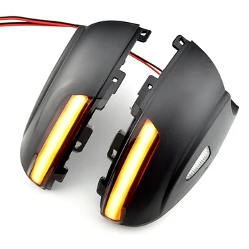 

For Volkswagen Tiguan MK1 2008-2016 Dynamic LED Turn Signal Blinker Light 2Pcs Car Puddle Light Lamp Side Wing Mirror Indicator