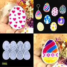 

Easter Keychain Mold DIY Easter Elements Rabbit Key Pendant Pendant Decorative Jewelry Silicone Mold