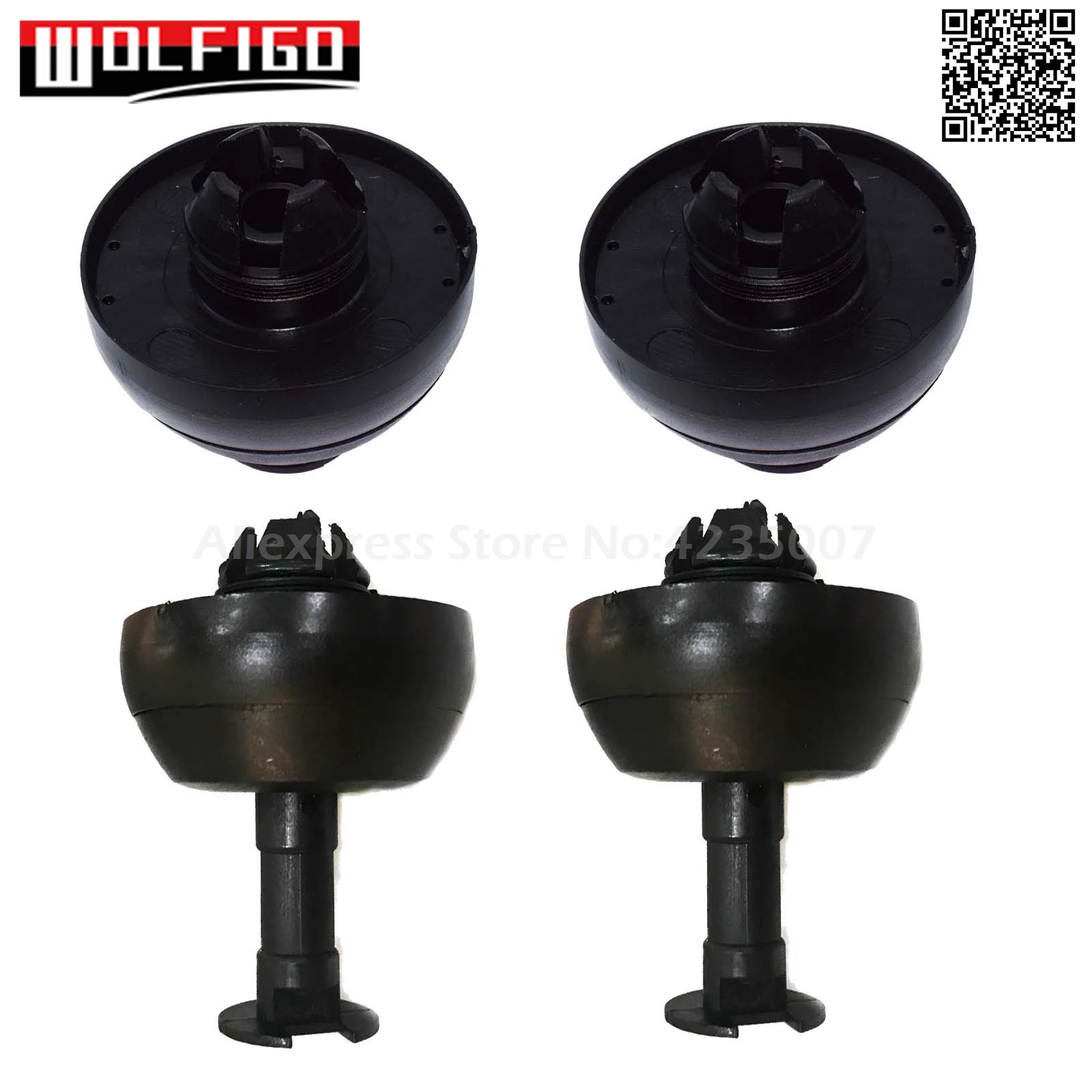 WOLFIGO Новый 4 шт. JACK PAD для Mercedes Benz W124 R129 W208 W210 W215 C208 CLK 0019979586 A0019979586 1249970986|Деталь шасси|