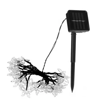 

1 Pcs 20 LED Outdoor Butterfly Shape Solar Lights Waterproof Lights For Garden Stage Decor Supplies Wedding Party Decoration