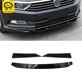 

CARMANGO for VW Volkswagen Passat B8 2017-2019 Car Styling Front Lip Chin Bumper Body Kits Deflector Spoiler Splitter Diffuser