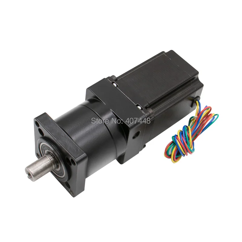 Nema 23 Stepper Motor 2 phase 4-Leads 283.22 Ozin 2N M 76mm with Planetary gearbox 16:1/20:1/24:1