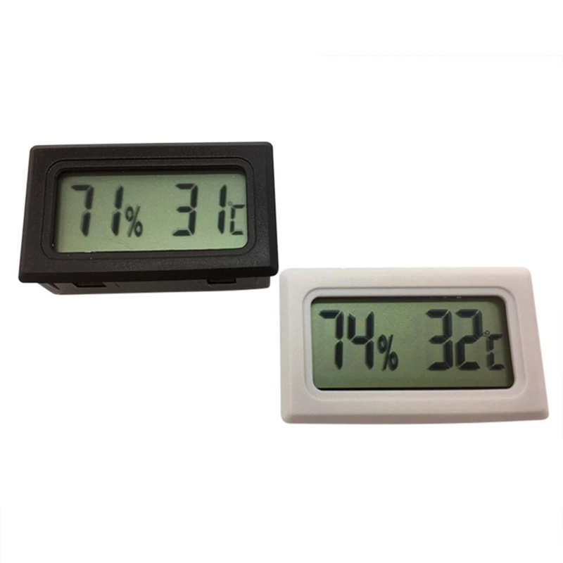 Indoor Outdoor Thermometer, Precision Products Wireless LCD Digital Thermometer Temperature Record Clock