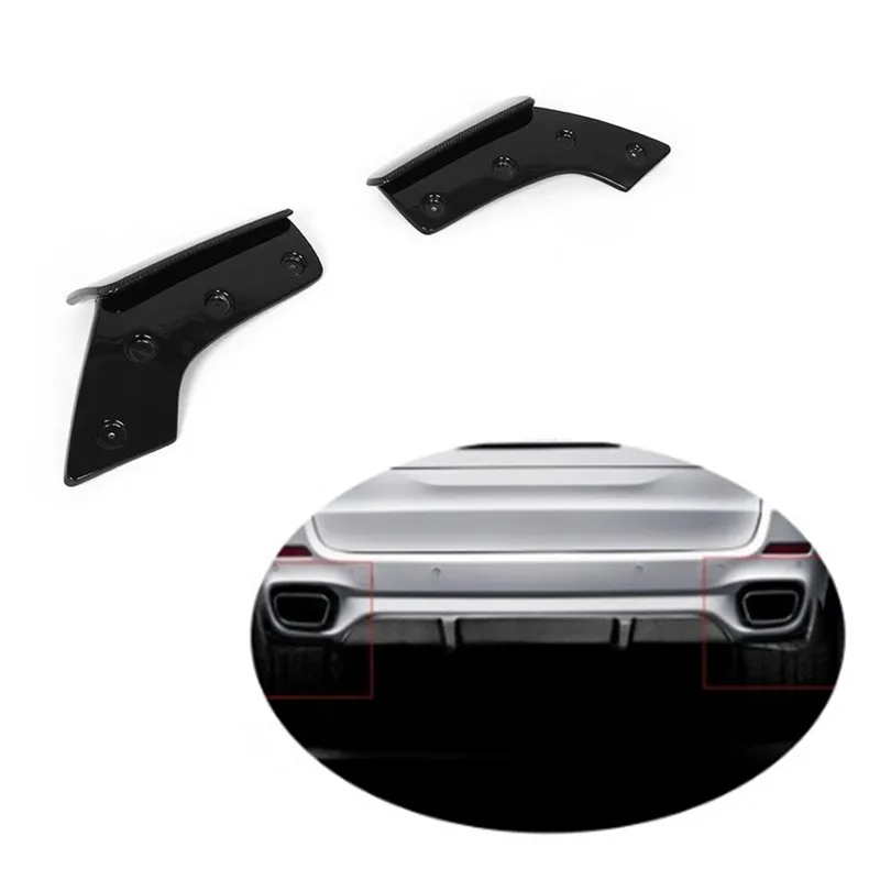 Для F15 X5 M Sport- карбоновое волокно стиль против царапин Автомобильный задний бампер диффузор для губ разветвитель закрылки крылышки