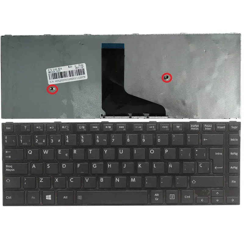 Новая клавиатура для ноутбука с испанской раскладкой Toshiba | Компьютеры и офис