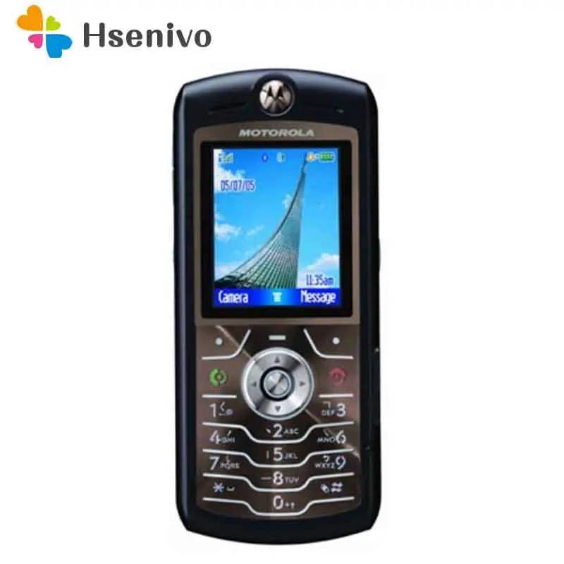 Motorola-smartphone L7 reacondicionado, Original, libre, L7 SLVR, 1,9 pulgadas, Bluetooth, MP3, MP4, altavoz, envío gratis