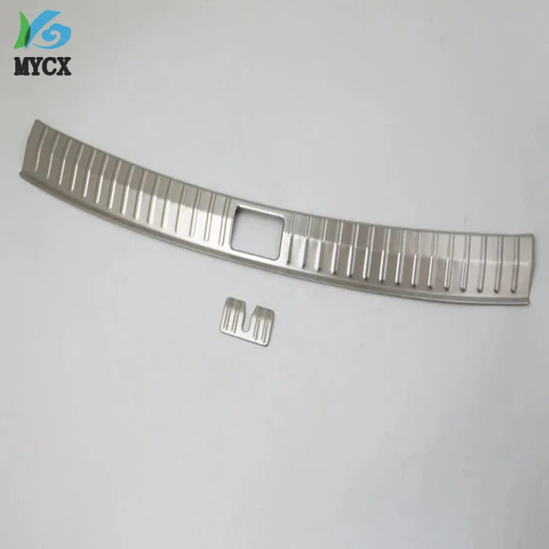 

For Volkswagen Tiguan L 2017-2019 Stainless Steel Car Trunk Inner Rear Tail Box Bumper Pedal Cover Trim Car Styling Accessories