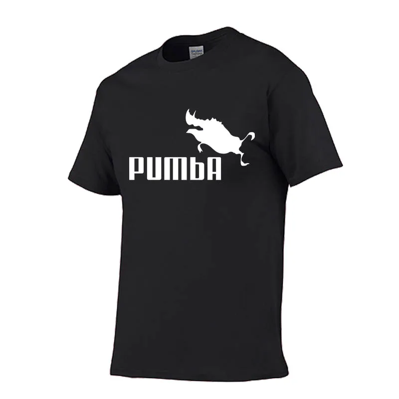 2018 Милый Забавный тройник футболки homme Pumba (Пумба) мужская с коротким рукавом