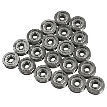 

20PCS Extruder U-Slot Pulley Ball Bearing U604ZZ for CR-10 Ender-3 3D Printer Accessories 4 x 13 x 4Mm