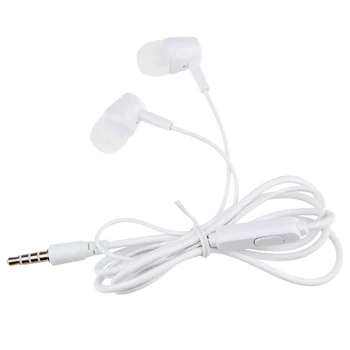 

3.5mm Jack Wired Earphones in Ear bass headphones Stereo Headset Volume Control Earbuds mobile phone Earphone 300pcs