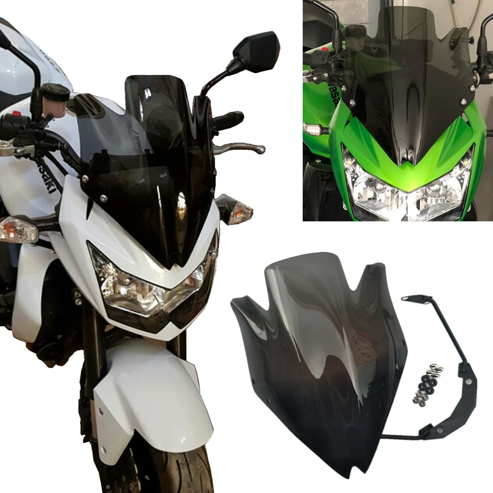 Обувь для езды на мотоцикле Kawasaki Z750 Z750R лобовое стекло высокого качества ветер