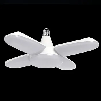 

New Home Lighting 60W Foldable Fan Blade LED Pendant Lights B22 E27 LED Bulb 220V 360 Degrees Angle Adjustable Ceiling Lamp