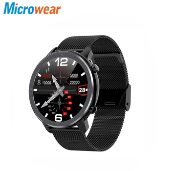 

Microwear L11 HD Touch Screen Smart Watch Multi-Sport Modes ECG Heart Rate Monitor Weather Display Music Control Smart Watch