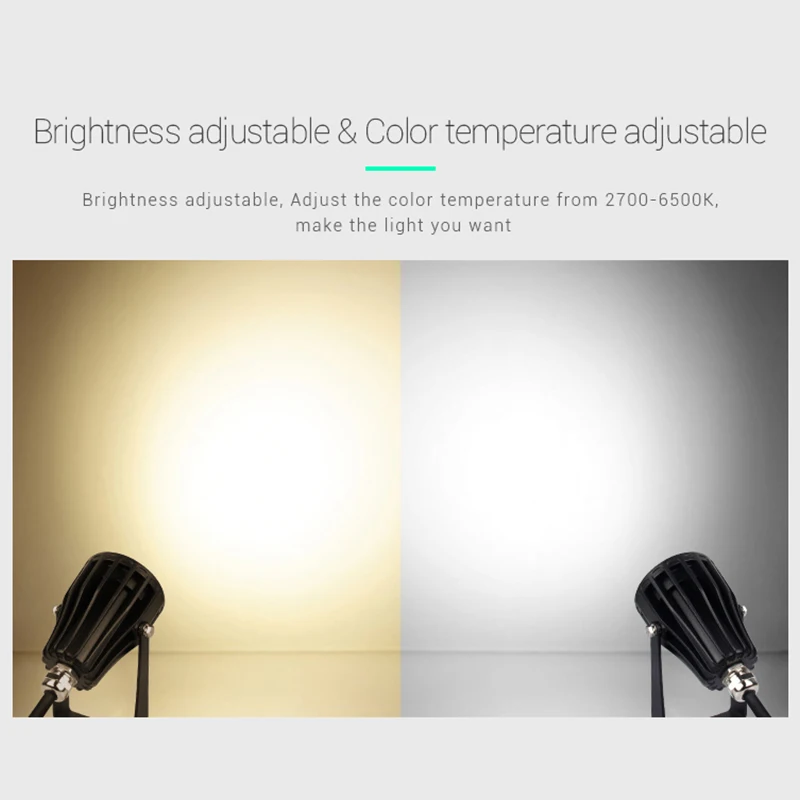 Miboxer 6 Вт RGB + CCT умный светодиодный садовый светильник FUTC04 AC100 ~ 240 В IP66