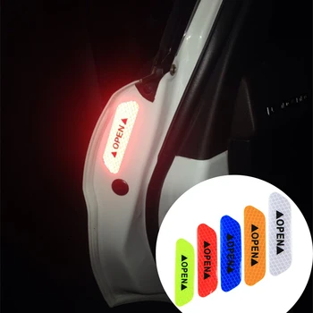 

4pcs car door sticker decal warning reflective sticker for Lexus ES250 RX350 330 ES240 GS460 CT200H CT DS LX LS IS ES RX GS