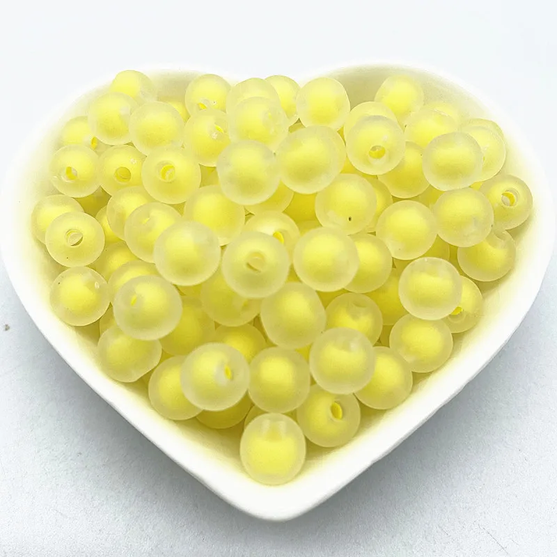 8mm.10mm 12mm Transparent Inner Color Acrylic Beads Loose Spacer Beads for Jewelry Makeing DIY Clothing Accessories acrylic beads acrylic craft beads