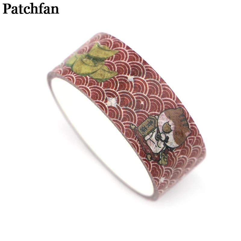20 шт./лот Patchfan Lucky Cat в винтажном стиле, в стиле 90-х со смешными героями из мультфильмов "сделай сам" Скрапбукинг Washi Бумага малярный скотч с самоклеющийся пластырь A2218