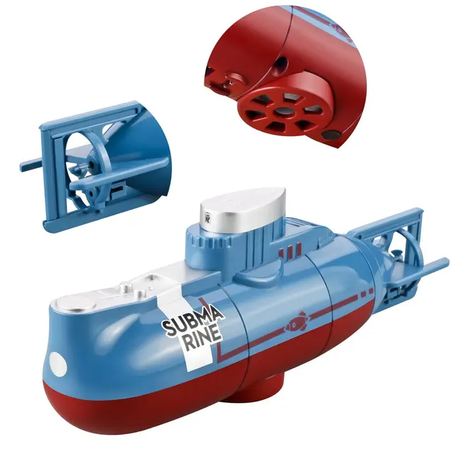 Mini RC Submarine 6 Channel Remote Control Boat Ship Waterproof Diving Toy Simulation Model Gift For Kids 5