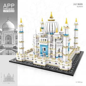 

Taj Mahal Castle Architectural Model Micro-Diamond Particle Building Block Children Adult Educational Toys for Gift
