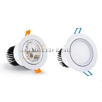 

LED COB downlight Recessed SOPT Hot Sale 6W 9W 12W 15W AC220V 110V LED Ceiling Downlight Dimmable led Downlight LED Spot Light
