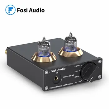 

Fosi Audio Phono Preamp for Turntable Phonograph Preamplifier Mini Stereo Audio HiFi Vacuum Tube Amplifier Box X2 For DIY
