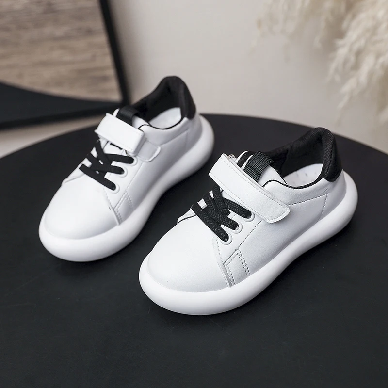

OEAK New Boys And Girls White Cute Sneaker 2020 Spring Children's Single Shoes Wild Student Casual Solid Color Sports Shoes