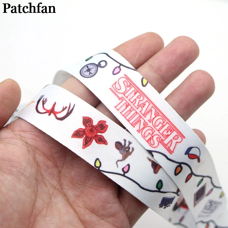 Patchfan очень странные дела Ретро стиль искусство крутые мужские ремешки ключи в